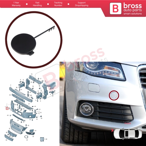 Audi a4 clearance b8 tow hook