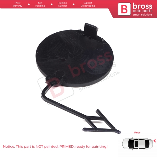 Rear Bumper Tow Hook Eye Cover Cap 4G5807441 for Audi A6 Avant S6 Quattro 2012-2014 A6L 2012 2015
