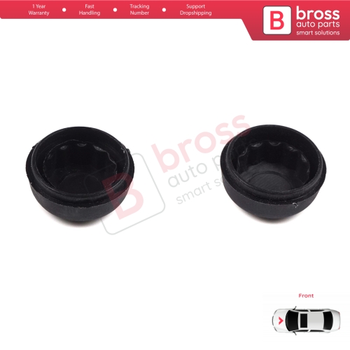 2 Pieces Front Windscreen Wiper Arm Nut Cap Bolt Cover 5N0955205 for VW Audi Skoda Seat