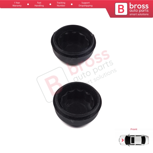 2 Pieces Front Windscreen Wiper Arm Nut Cap Bolt Cover 5N0955205 for VW Audi Skoda Seat