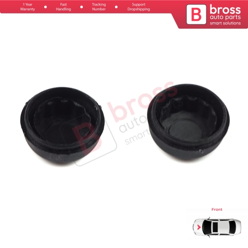 2 Pieces Front Windscreen Wiper Arm Nut Cap Bolt Cover 5N0955205 for VW Audi Skoda Seat