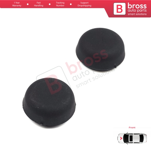 2 Pieces Front Windscreen Wiper Arm Nut Cap Bolt Cover 5N0955205 for VW Audi Skoda Seat