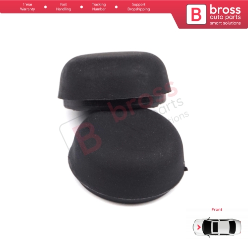 2 Pieces Front Windscreen Wiper Arm Nut Cap Bolt Cover 5N0955205 for VW Audi Skoda Seat