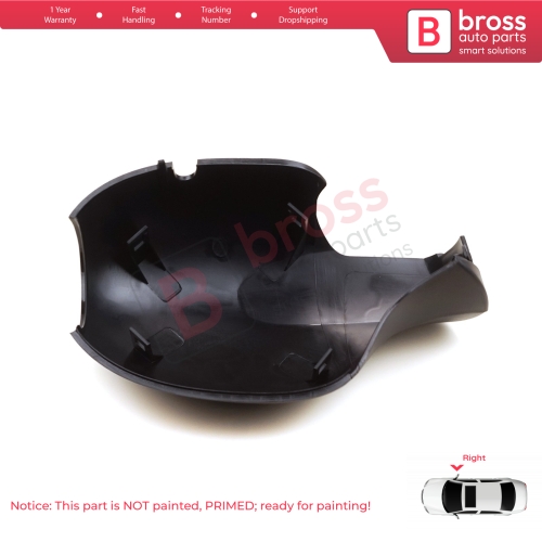 Side Wing Mirror Scull Cap Cover Right 8200634548 for Renault Symbol 2 Thalia Twingo 2