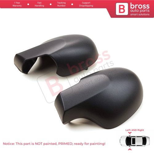 Side Wing Mirror Scull Cap Cover Left Right 8200634550 8200634548 for Renault Symbol 2 Thalia Twingo 2