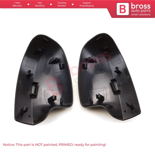 Side Wing Mirror Scull Cap Cover Left Right 963736915R 963747198R for Renault Dacia Duster 1 Sandero 2 Logan 2