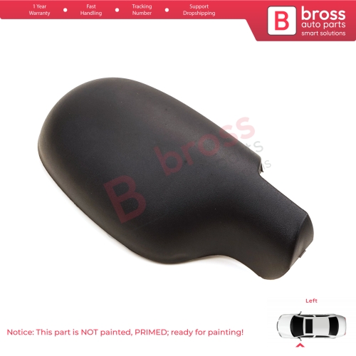 Side Wing Mirror Scull Cap Cover Left 7701471854 for Renault Clio 2 Symbol Megane Scenic 1 Thalia 1