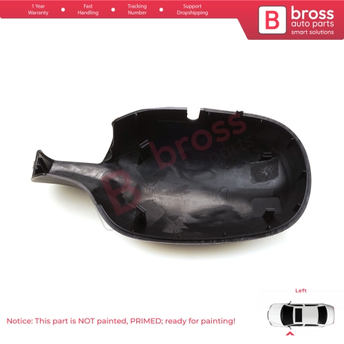 Side Wing Mirror Scull Cap Cover Left 7701471854 for Renault Clio 2 Symbol Megane Scenic 1 Thalia 1