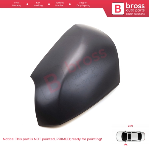 Side Wing Mirror Scull Cap Cover Left 963730063L for Renault Fluence Megane MK3 5-Door