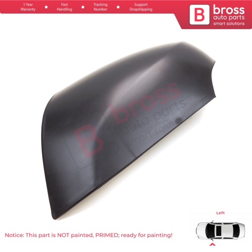 Side Wing Mirror Scull Cap Cover Left 963730063L for Renault Fluence Megane MK3 5-Door