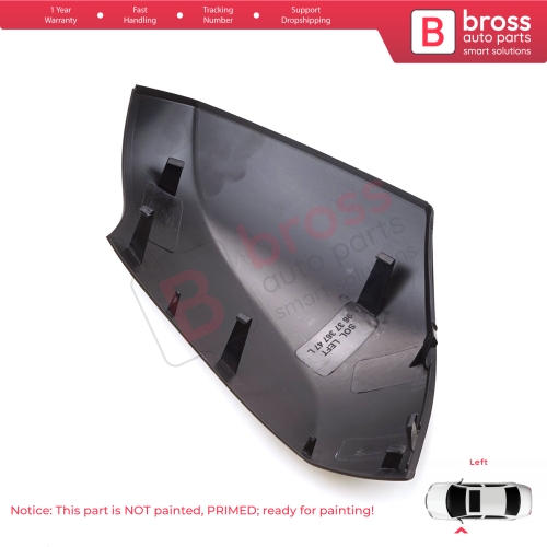 Side Wing Mirror Scull Cap Cover Left 963730063L for Renault Fluence Megane MK3 5-Door