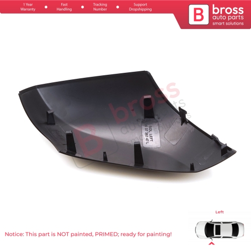 Side Wing Mirror Scull Cap Cover Left 963730063L for Renault Fluence Megane MK3 5-Door