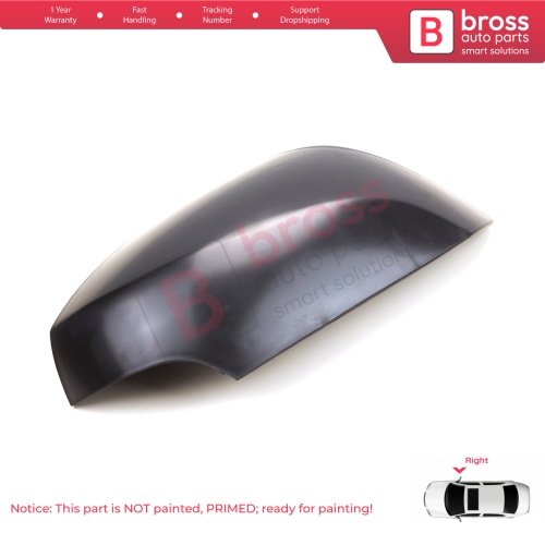 Side Wing Mirror Scull Cap Cover Right 963740063R for Renault Fluence Megane MK3 5-Door