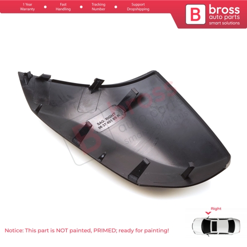Side Wing Mirror Scull Cap Cover Right 963740063R for Renault Fluence Megane MK3 5-Door