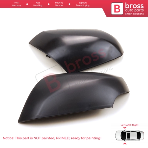 Side Wing Mirror Scull Cap Cover Left Right 963730063L 963740063R for Renault Fluence Megane MK3 5-Door