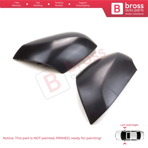 Side Wing Mirror Scull Cap Cover Left Right 963730063L 963740063R for Renault Fluence Megane MK3 5-Door