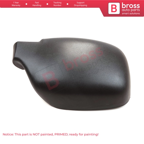 Side Wing Mirror Scull Cap Cover Right 8200245172 for Renault Kangoo Nissan Kubistar 1997-2008 Peugeot 405 