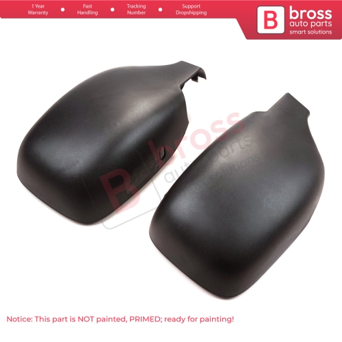 Side Wing Mirror Scull Cap Cover Left Right 8200245171 8200245172 for Renault Kangoo Nissan Kubistar 1997-2008 Peugeot 405