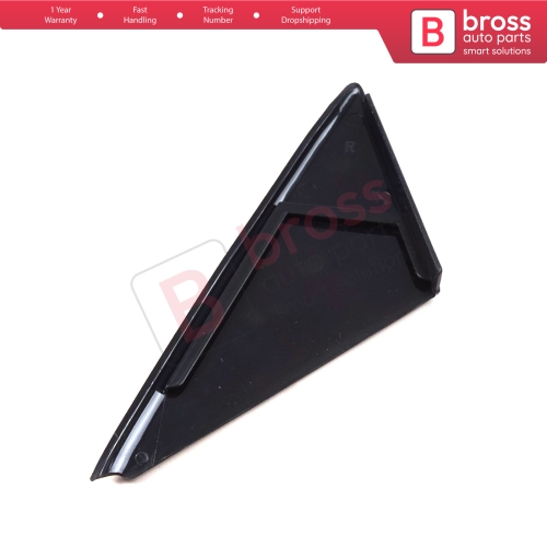 Right Side Wing Mirror Front Outer Corner Triangle Molding Cover 90545856 for Vauxhall Opel Vectra B 1995-2002