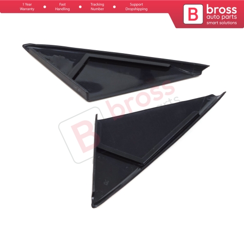 Front Door Outer Corner Triangle Molding Cover Set 90545855 90545856 for Vauxhall Opel Vectra B 1995-2002