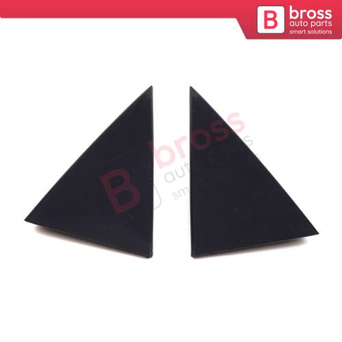 Rear Door Window Outer Corner Frame Triangle Molding Set Left Right 90524879 90524880 for Vauxhall Opel Vectra B 1995-2002