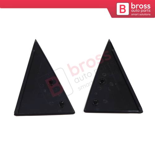 Rear Door Window Outer Corner Frame Triangle Molding Set Left Right 90524879 90524880 for Vauxhall Opel Vectra B 1995-2002