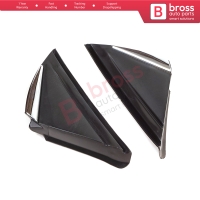 Side View Mirror Triangle Fender Corner Trim Cover Set for Renault Megane MK4 2016-On 638758950R 638740438R