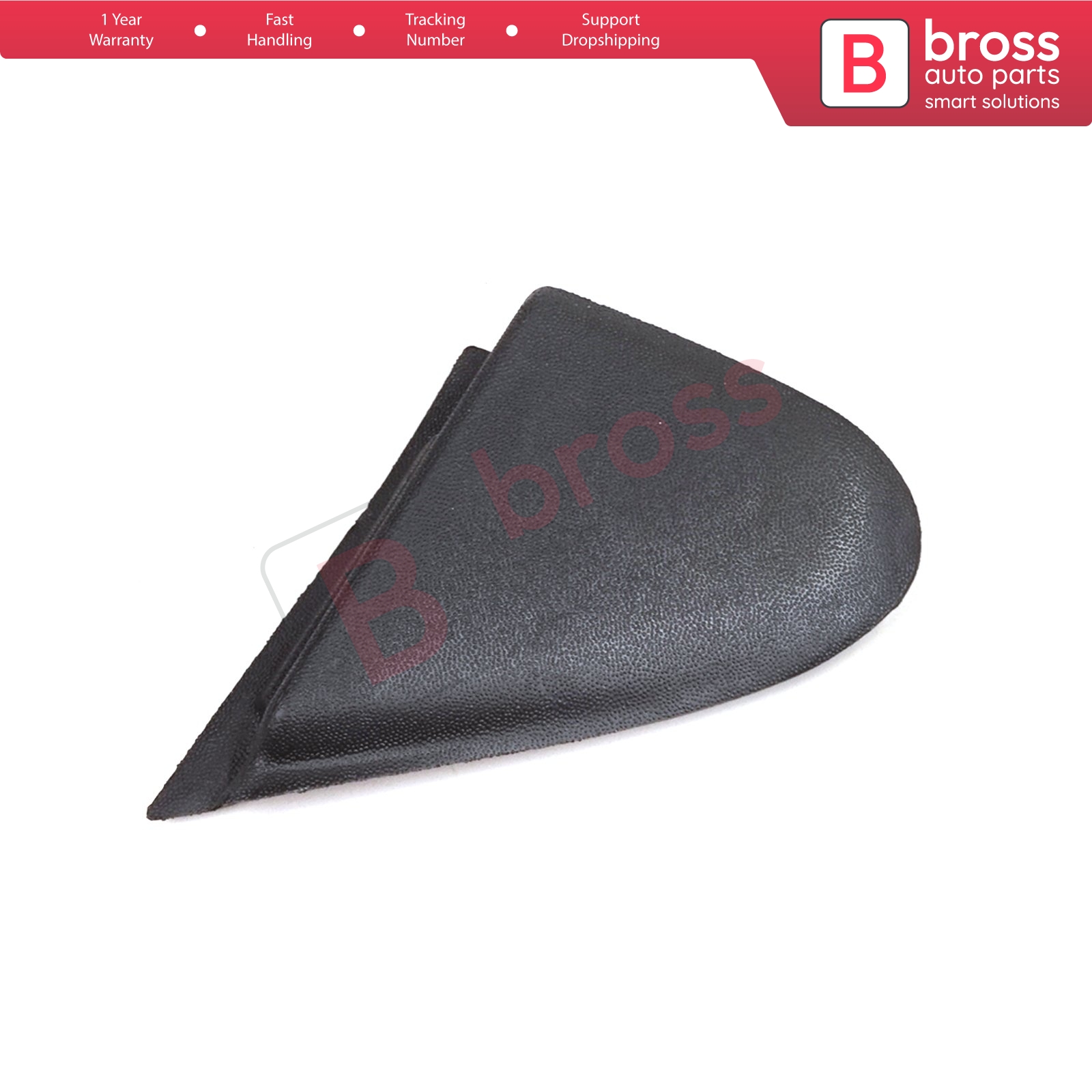 Bross Auto Parts LLC - BSP1133-1 LEFT Side View Mirror Triangle Fender  Corner Trim Cover for Renault Megane MK3 Fluence 638750012R