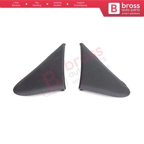 Side View Mirror Triangle Fender Corner Trim Cover Set for Renault Dacia Dokker Lodgy 638756739R 638743083R