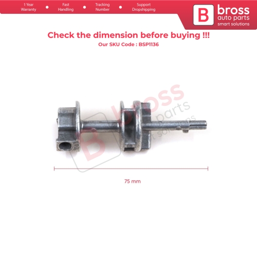 Steering Wheel Ignition Lock Barrel Locking Cylinder Shaft Rod 75 mm For Fiat Doblo Palio Albea Marea Panda Siena
