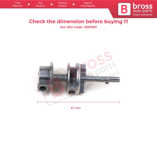 Steering Wheel Ignition Lock Barrel Locking Cylinder Shaft Rod 67 mm For Fiat Doblo Palio Albea Marea Panda Siena