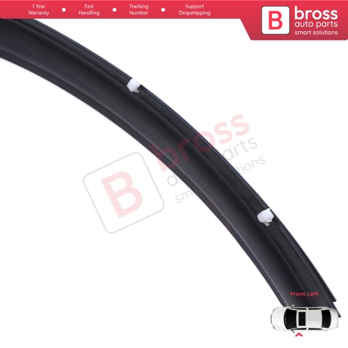 Front Left Door Inner Fender Arch Seal for VW Transporter T5 T6 T6.1 Caravelle Multivan 7H0837565