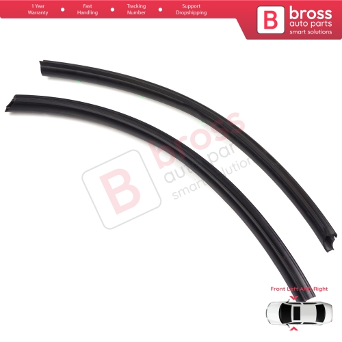 Front Door Inner Fender Arch Seal Set for VW Transporter T5 T6 T6.1 Caravelle Multivan 7H0837565 7H0837566