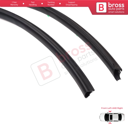 Front Door Inner Fender Arch Seal Set for VW Transporter T5 T6 T6.1 Caravelle Multivan 7H0837565 7H0837566