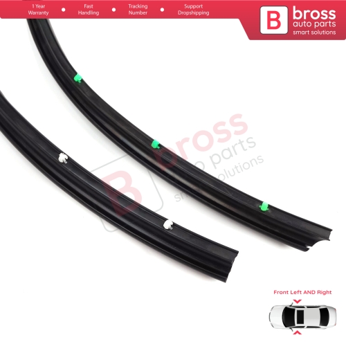 Front Door Inner Fender Arch Seal Set for VW Transporter T5 T6 T6.1 Caravelle Multivan 7H0837565 7H0837566