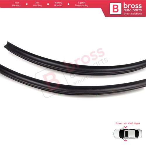Front Door Inner Fender Arch Seal Set for VW Transporter T5 T6 T6.1 Caravelle Multivan 7H0837565 7H0837566