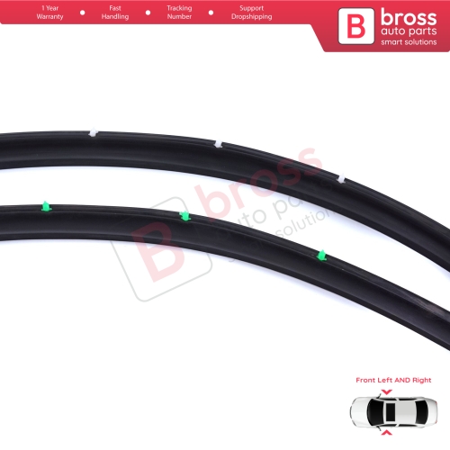 Front Door Inner Fender Arch Seal Set for VW Transporter T5 T6 T6.1 Caravelle Multivan 7H0837565 7H0837566