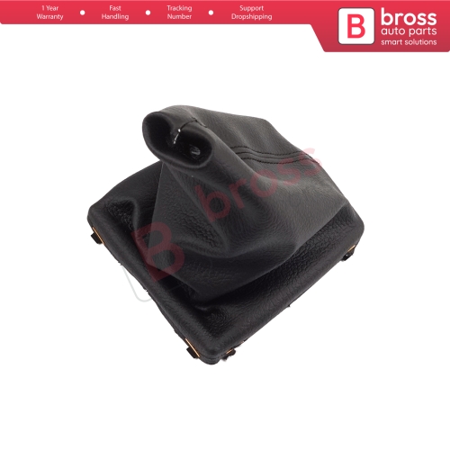 Black Manual Gear Shift Stick Boot Gaiter Cover for Ford Focus Trend MK2 2008-2011 1524512 