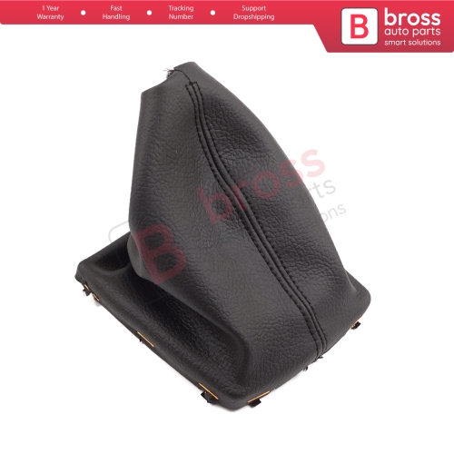 Black Manual Gear Shift Stick Boot Gaiter Cover for Ford Focus Trend MK2 2008-2011 1524512 