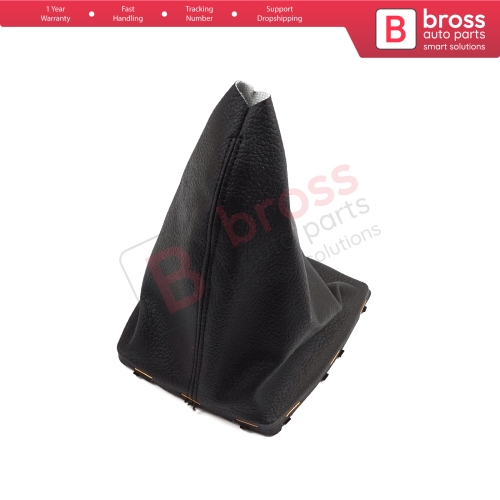 Black Manual Gear Shift Stick Boot Gaiter Cover for Ford Focus MK2 Titanium 2008-2011 1548262
