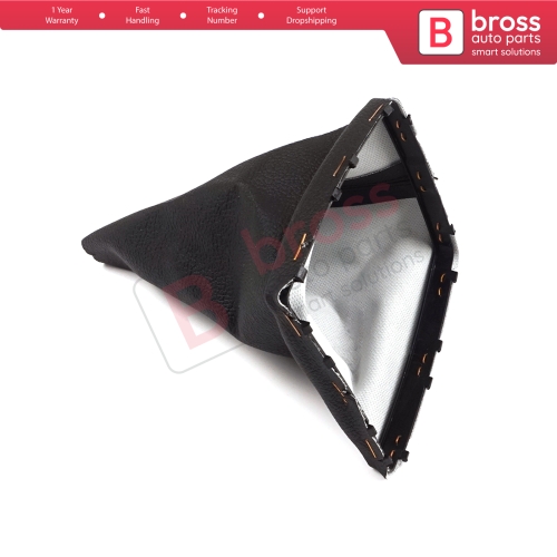 Black Manual Gear Shift Stick Boot Gaiter Cover for Ford Focus MK2 Titanium 2008-2011 1548262