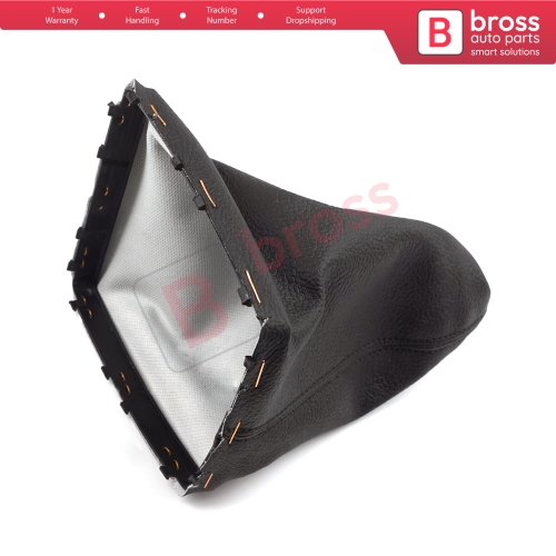 Black Manual Gear Shift Stick Boot Gaiter Cover for Ford Focus MK2 Titanium 2008-2011 1548262