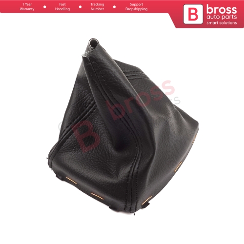 Black Manual Gear Shift Stick Boot Gaiter Cover for Ford Focus C-Max MK1 DM2 2003-2010 1337917