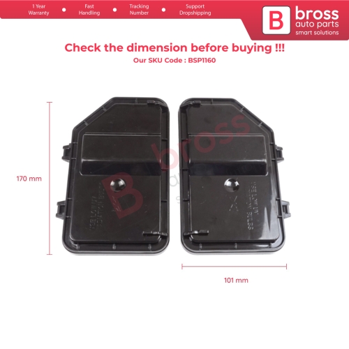 Headlight Rear Bulb Cover Cap Set Left Right for Ford Focus MK1 MK1.5 DAW DBW DFW DNW  2001-2005 Facelift 1334939 1334938