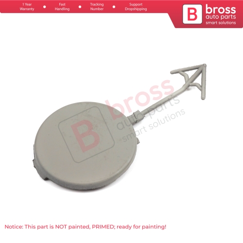 Rear Bumper Tow Hitch Eye Hook Cover Cap for Seat Leon MK3 5F ST SC 2012-2016 Pre-Facelift 5F0807441 