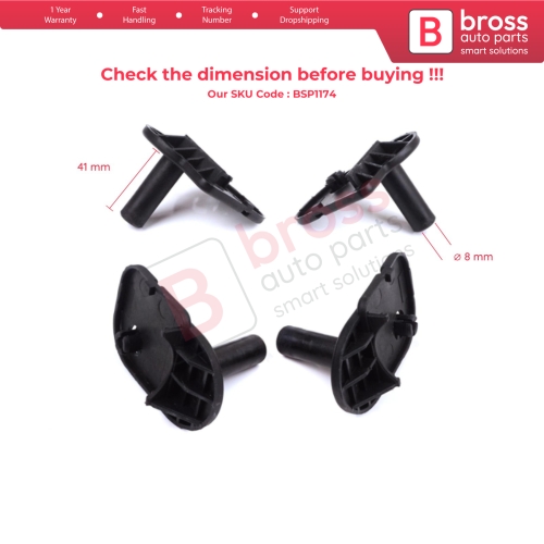 Radiator Mounting Bracket Right Left Set for Ford Focus MK1 C170 1998-2005 2S418C342BRTK