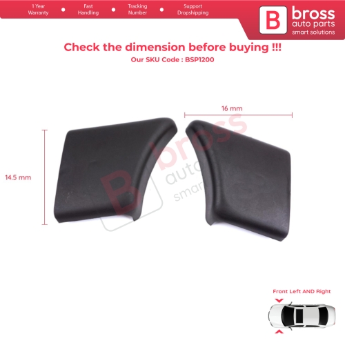 Front Left Right Fender Trim Molding for Citroen Berlingo MK1 M49 M59 1996-2008 8544J7 8544J8