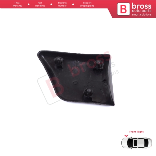 Front Right Fender Trim Molding for Peugeot Partner M49 1996-2002 Pre-Facelift 8544.F2