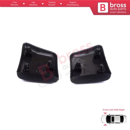 Front Left Right Fender Trim Molding for Peugeot Partner M49 1996-2002 Pre-Facelift 8544.F2 8544.F1