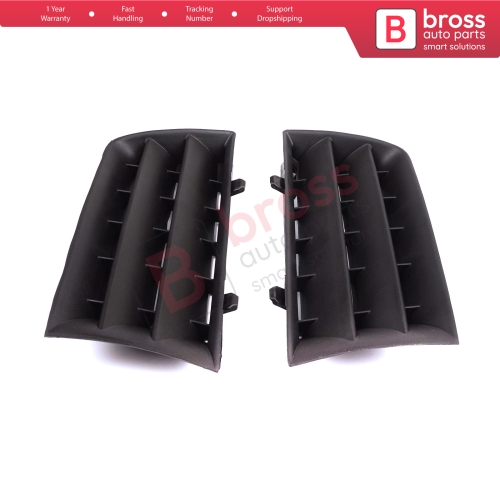 Front Bumper Air Vent Grille Panel Left Right for Renault Megane MK2 2002-2006 Pre-Facelift 8200114156